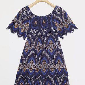 NWT Anthropologie Nori Eyelet Tunic Dress